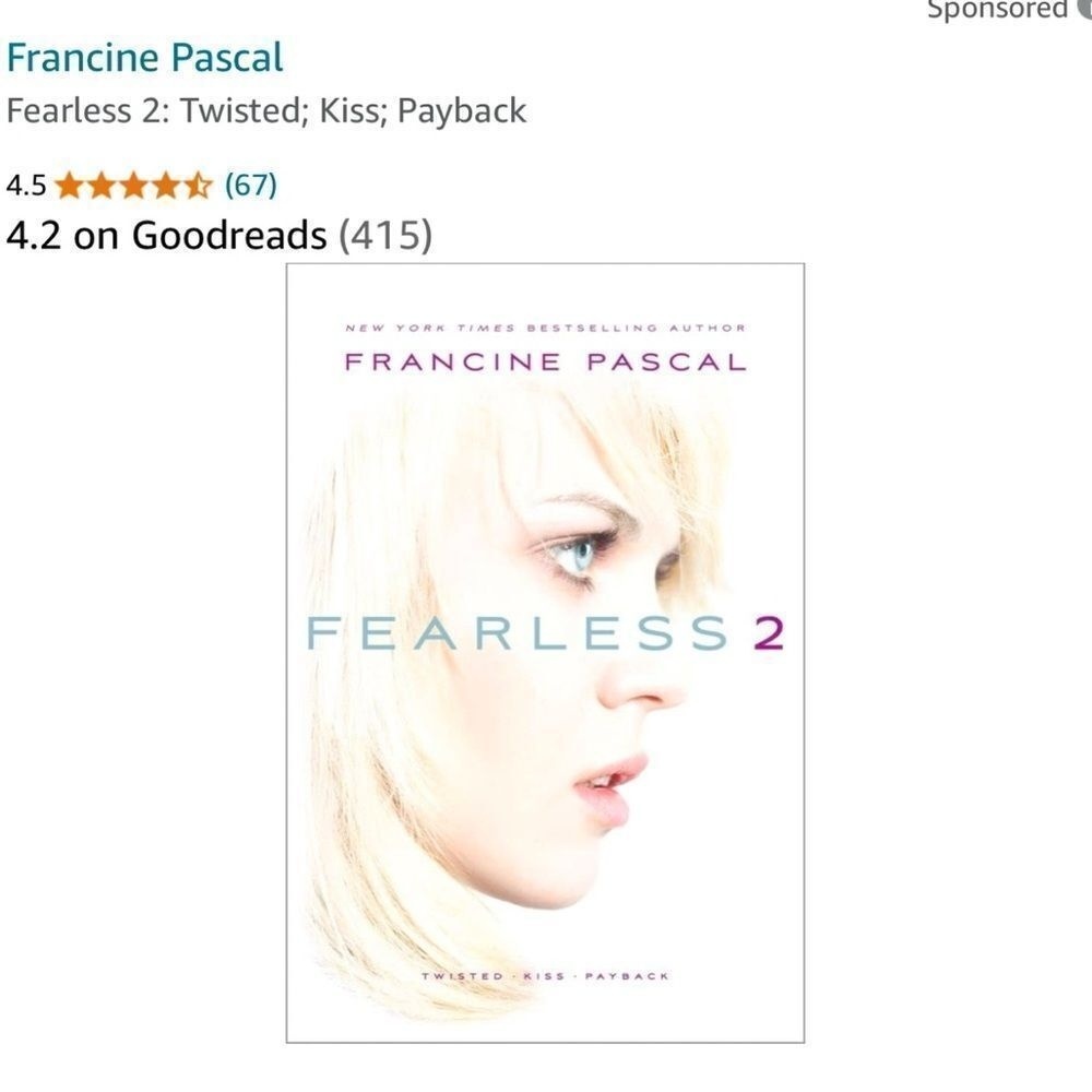 NWT Fearless 2 by Francine Pascal